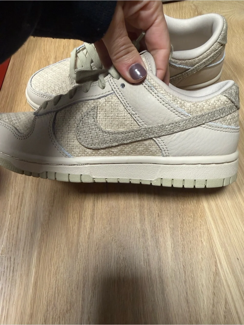 Nike dunk low sz 7 sand drift
